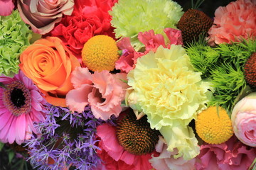 pastel wedding flowers