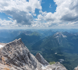 Naklejka premium The mountains of Alps in Tyrol, Austria