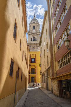 Malaga, downtown, historic buildings