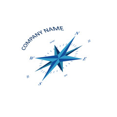 Compass logo for web design