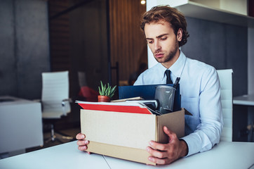 Businessman at work