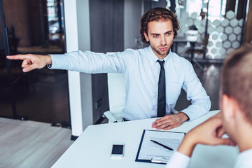 Businessman at work