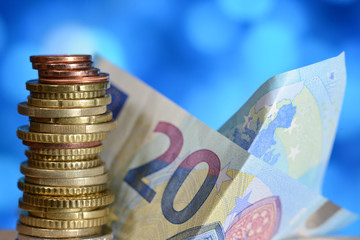 argent money euro finances affaires billets credit banque 20