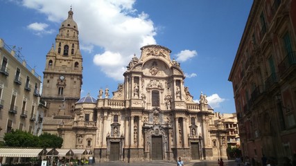 Fototapeta na wymiar Espagne Murcie Murcia cathédrale Sainte-Marie Catedral