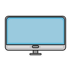 plasma tv isolated icon