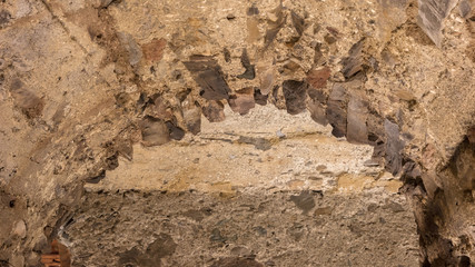 Stone arch in an old Austrian house