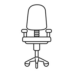 office chair isolated icon