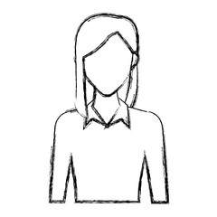 Young woman avatar icon vector illustration graphic design