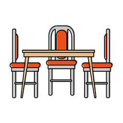 dining table and chairs