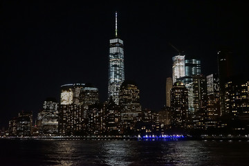 Obraz premium Brooklyn Bridge New York Manhattan Hudson River