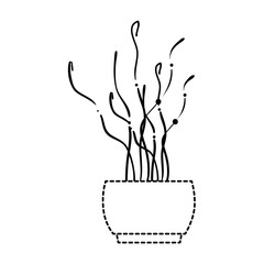 decorative pot isolated icon