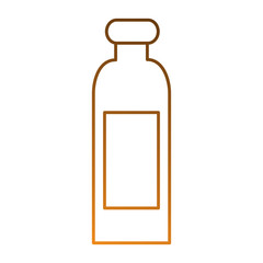 plastic bottle isolated icon