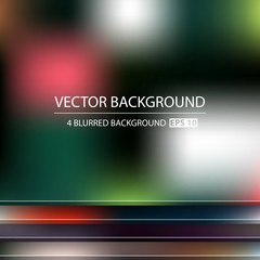 Abstract Creative concept vector multicolored blurred background set. For Web and Mobile Applications, art illustration template design, business infographic and social media, modern decoration
