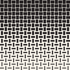 Vector Seamless Geometric Pattern. Halftone gradient color transition. Woven Lines Simple Lattice