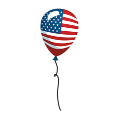 united states of america balloon celebration