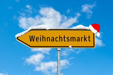 Weihnachtsmarkt Wegweiser