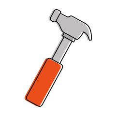 hammer tool isolated icon