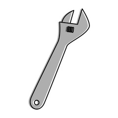 wrench tool isolated icon