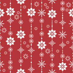 Pattern seamless snowflake