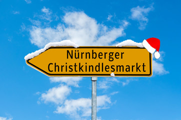 Nürnberger Christkindlesmarkt Schild