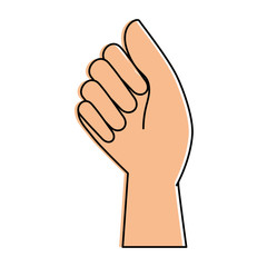 hand human fist icon