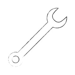 wrench tool isolated icon