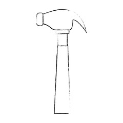 hammer tool isolated icon