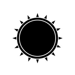 Sun isolated symbol icon vector illustration graphic design