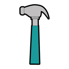 hammer tool isolated icon