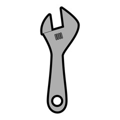 wrench tool isolated icon