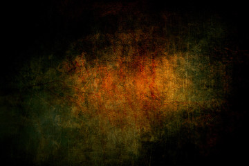 Dark scary grunge texture with scratches – rusty metal background