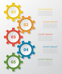 Vector infographic template