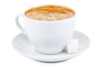cup of delicious cappuccino