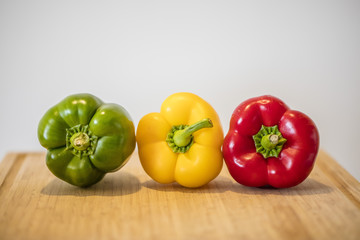 Bell Peppers - Red, yellow and green