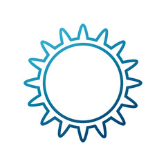 Sun isolated symbol icon vector illustration graphic design