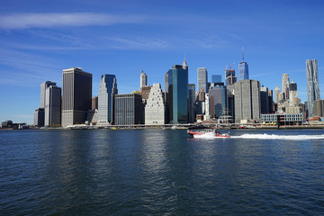 Obraz premium New York Manhatten Side with Hudson River