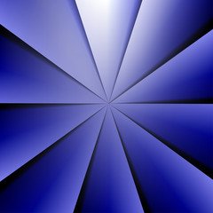 Fototapeta premium Blue Triangle Background