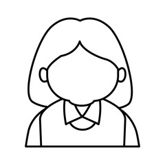 Cute grandmother cartoon icon vector illustration graphic design