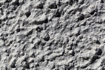 Fototapeta premium Coarse grained white colored plaster