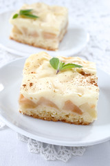 Apfel- Pudding- Kuchen