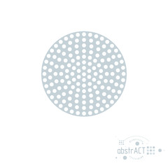 Vector modern geometric artistic graphic composition can be used as template and layout. Abstract technical background with graphic shapes, circles.