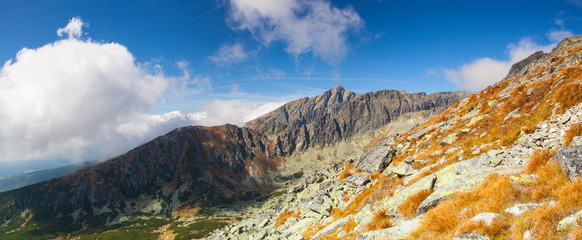 View from the top of the mountain in the High Tatras, Slovakia © Radomir Rezny