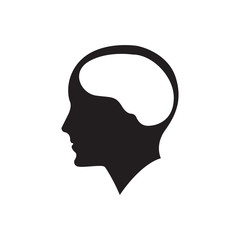 Human brain vector icon