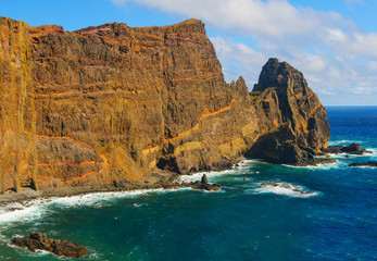 Fototapeta na wymiar View of Sao Lourenco cape, Madeira Island, Portugal, Europe.