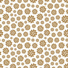 Seamless background with flowers. Flower theme. Elegant template for fashion prints. Vector illustration.