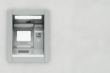 ATM Geldautomat an einer Bank