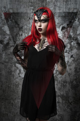 Woman in fantasy costume