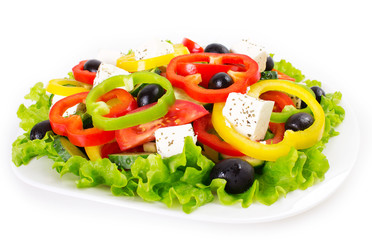 Fresh vegetable salad