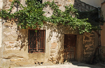 old building in a village