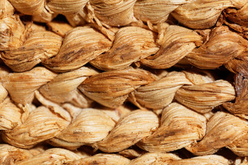 Basketwork made of straw